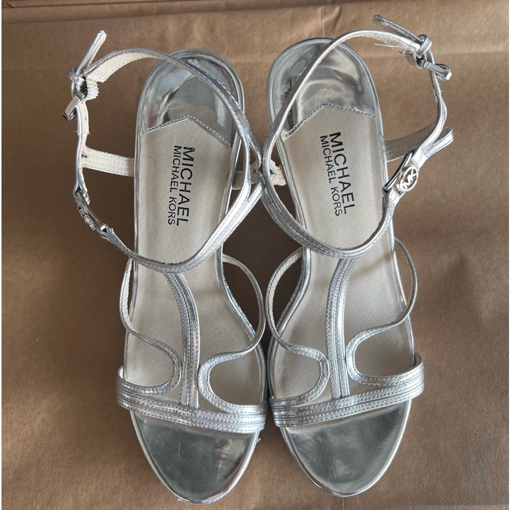 Michael Kors Michael Ankle Strap Platform Wedge Sandals